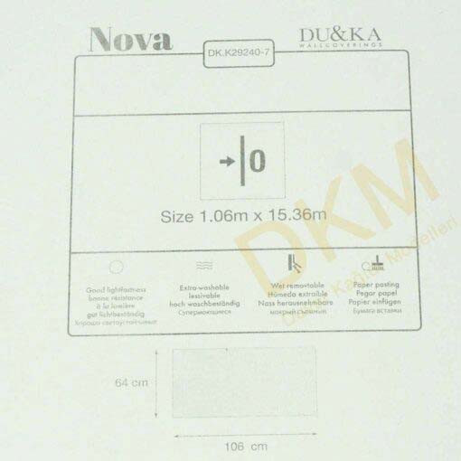 Duka Ambiance Nova dk.29240-7 Eskitme kumaş Duvar Kağıdı 16m² - Görsel 3