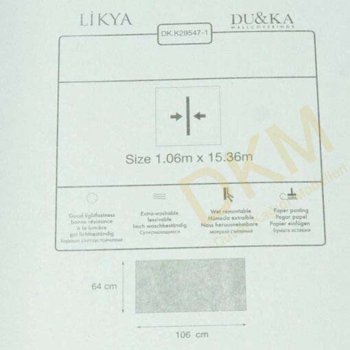Duka Ambiance Likya dk.29547-1 Parlak maden Duvar Kağıdı 16m² - Görsel 3