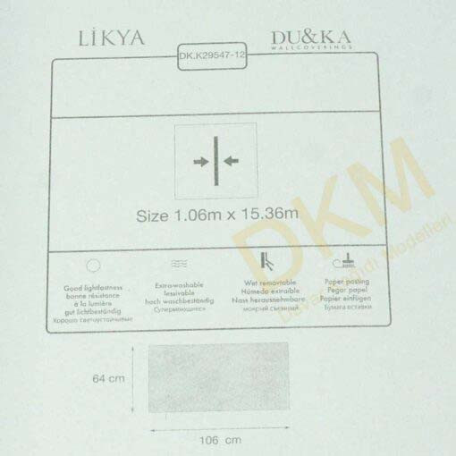 Duka Ambiance Likya dk.29547-12 Renkli alacalı Duvar Kağıdı 16m² - Görsel 3