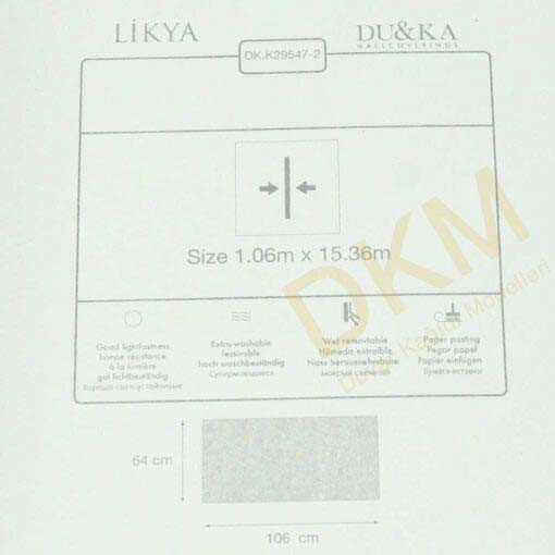 Duka Ambiance Likya dk.29547-2 Parlak maden Duvar Kağıdı 16m² - Görsel 3