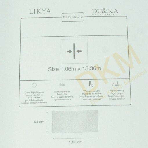 Duka Ambiance Likya dk.29547-3 Parlak maden Duvar Kağıdı 16m² - Görsel 3