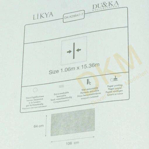 Duka Ambiance Likya dk.29547-7 Parlak maden Duvar Kağıdı 16m² - Görsel 3