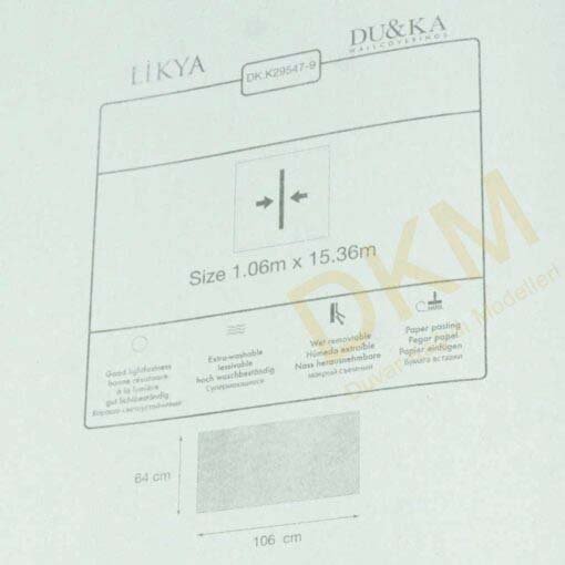 Duka Ambiance Likya dk.29547-9 Parlak maden Duvar Kağıdı 16m² - Görsel 3