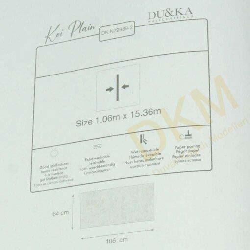 Duka Ambiance Koi Plain dk.29989-2 Eskitme Duvar Kağıdı 16m² - Görsel 3
