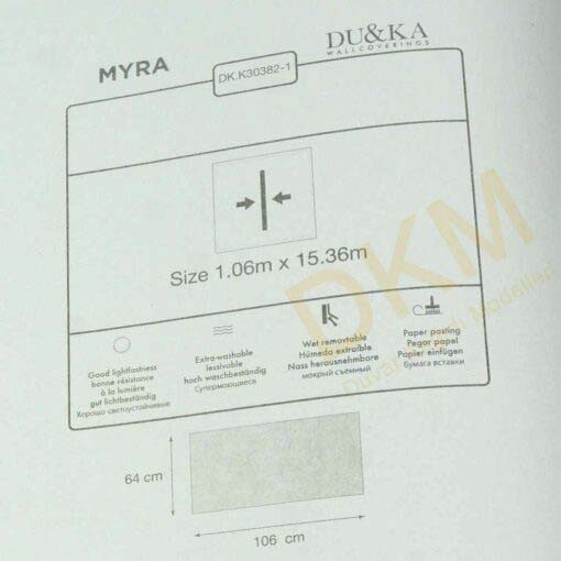 Duka Ambiance Myra dk.30382-1 Eskitme Duvar Kağıdı 16m² - Görsel 3