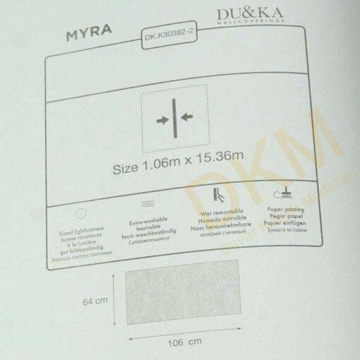 Duka Ambiance Myra dk.30382-2 Eskitme Duvar Kağıdı 16m² - Görsel 3
