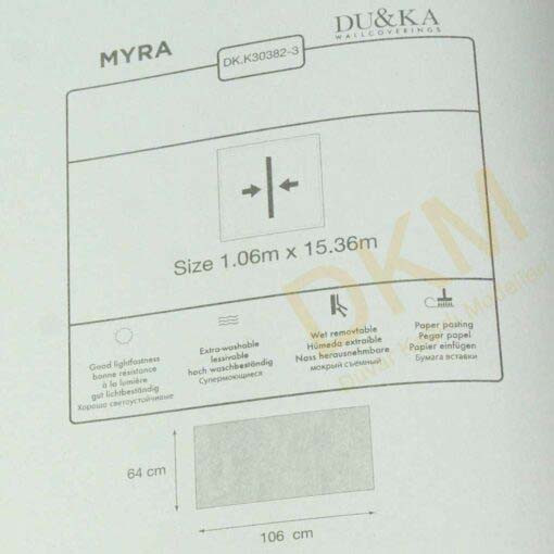 Duka Ambiance Myra dk.30382-3 Eskitme Duvar Kağıdı 16m² - Görsel 3