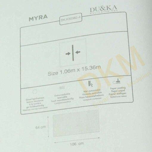 Duka Ambiance Myra dk.30382-4 Eskitme Duvar Kağıdı 16m² - Görsel 3