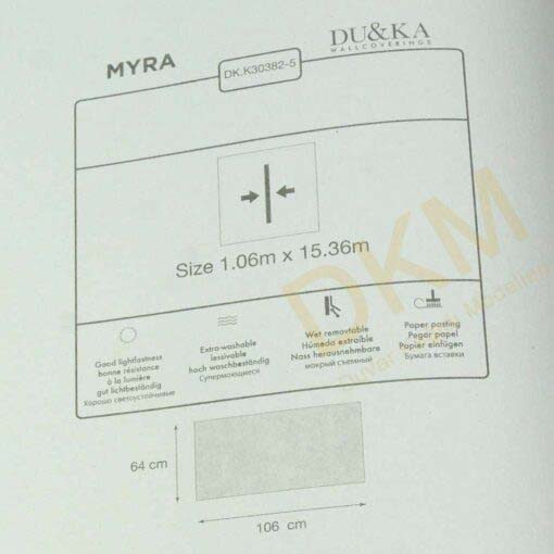 Duka Ambiance Myra dk.30382-5 Eskitme Duvar Kağıdı 16m² - Görsel 3