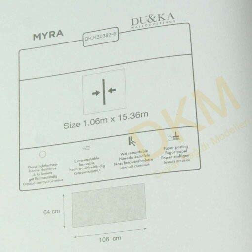 Duka Ambiance Myra dk.30382-6 Eskitme Duvar Kağıdı 16m² - Görsel 3