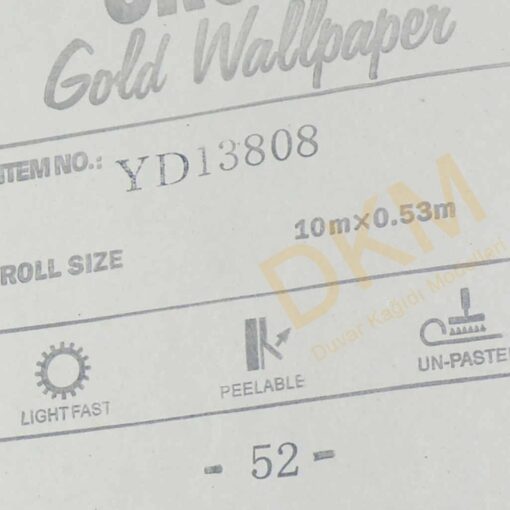Orta damask D11-4 13808 Gold Duvar Kağıdı 5m² - Görsel 3