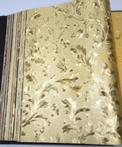 Yaprak D28 13820 Gold Duvar Kağıdı 5m²