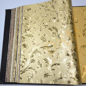 Yaprak D28 13820 Gold Duvar Kağıdı 5m²