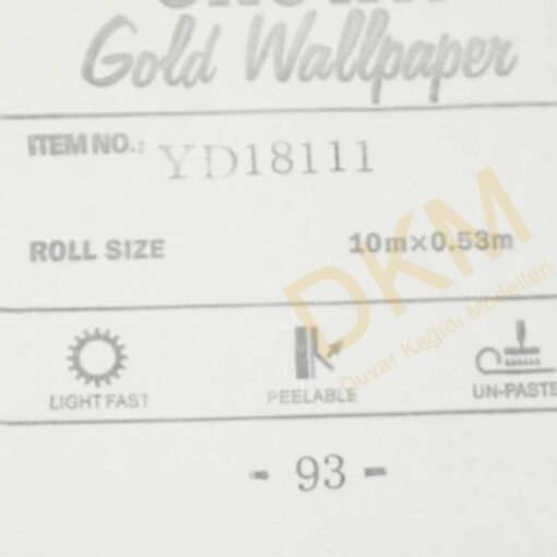 Damask büyük D20-4 18111 Gold Duvar Kağıdı 5m² - Görsel 3