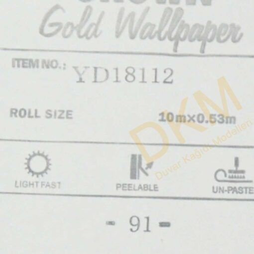 Damask büyük D20-5 18112 Gold Duvar Kağıdı 5m² - Görsel 3