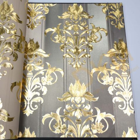 Damask büyük D20-8 18118 Gold Duvar Kağıdı 5m²
