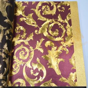 Yaprak D26-1 66201 Gold Duvar Kağıdı 5m²