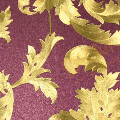 Yaprak D26-1 66201 Gold Duvar Kağıdı 5m² - Görsel 2