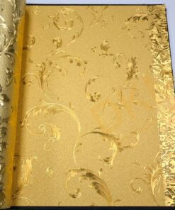 Yaprak D29 66250 Gold Duvar Kağıdı 5m²