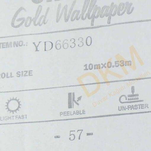 Orta damask D12-1 66330 Gold Duvar Kağıdı 5m² - Görsel 3