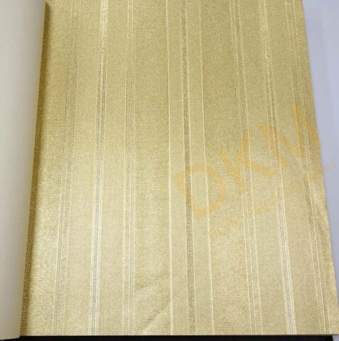 İnce şerit çizgili D40-1 900301 Gold Duvar Kağıdı 5m²