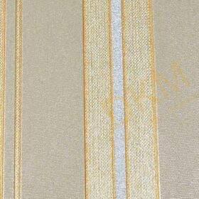 Alternative view of İnce şerit çizgili D40-2 900303 Gold Duvar Kağıdı 5m²