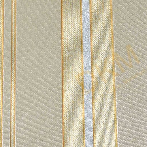 İnce şerit çizgili D40-2 900303 Gold Duvar Kağıdı 5m² - Görsel 2