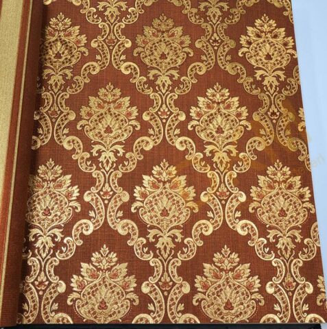 Orta damask D11-7 900316 Gold Duvar Kağıdı 5m²