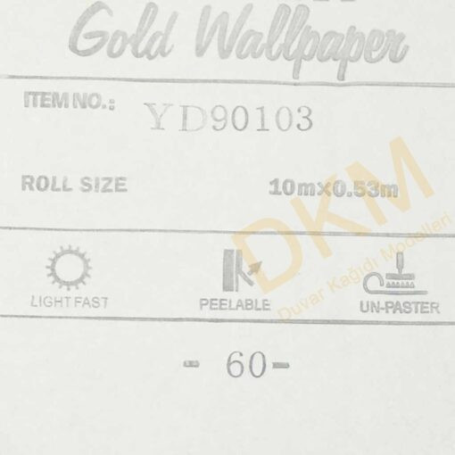 Orta damask D14-2 90103 Gold Duvar Kağıdı 5m² - Görsel 3