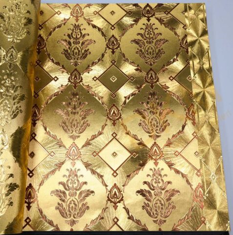 Orta damask D14-3 90107 Gold Duvar Kağıdı 5m²
