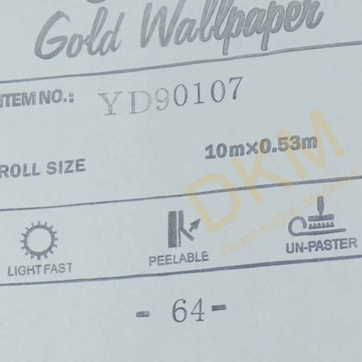 Orta damask D14-3 90107 Gold Duvar Kağıdı 5m² - Görsel 3