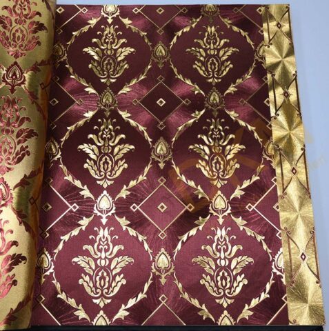 Orta damask D14-4 90108 Gold Duvar Kağıdı 5m²