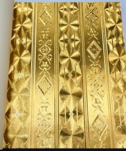 İnce şerit çizgili D41-1 90111 Gold Duvar Kağıdı 5m²