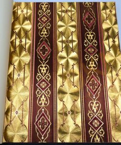 İnce şerit çizgili D41-2 90112 Gold Duvar Kağıdı 5m²