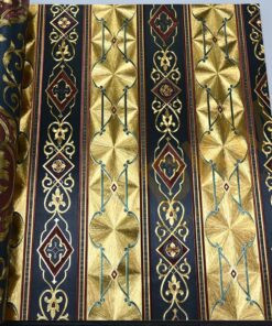 İnce şerit çizgili D41-3 90113 Gold Duvar Kağıdı 5m²