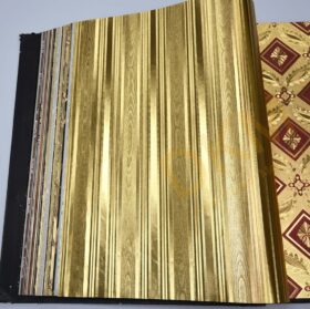İnce şerit çizgili D43-1 90191 Gold Duvar Kağıdı 5m²