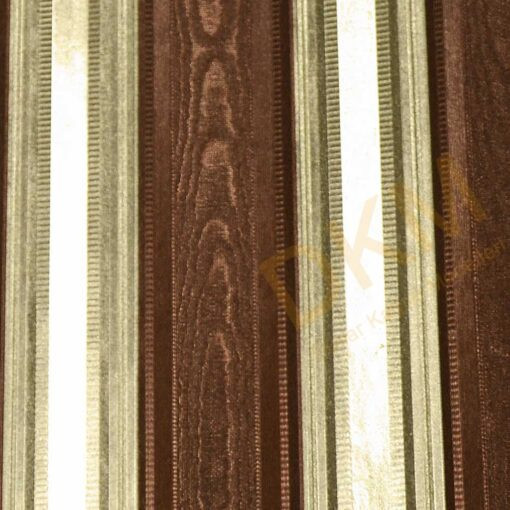 İnce şerit çizgili D43-3 90195 Gold Duvar Kağıdı 5m² - Görsel 2