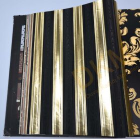 İnce şerit çizgili D43-4 90197 Gold Duvar Kağıdı 5m²