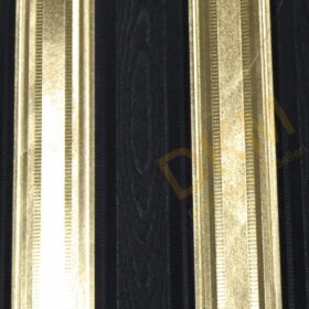 Alternative view of İnce şerit çizgili D43-4 90197 Gold Duvar Kağıdı 5m²