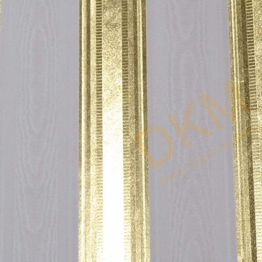 İnce şerit çizgili D43-7 90200 Gold Duvar Kağıdı 5m² - Görsel 2