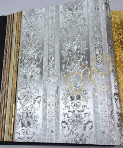 İnce şerit çizgili D42-1 90230 Gold Duvar Kağıdı 5m²