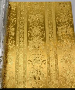 İnce şerit çizgili D42-2 90231 Gold Duvar Kağıdı 5m²
