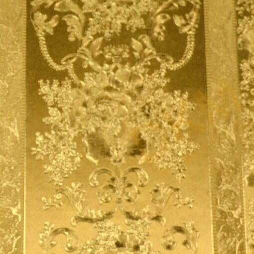 İnce şerit çizgili D42-2 90231 Gold Duvar Kağıdı 5m² - Görsel 2