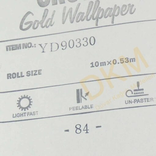 Baklava D37 90330 Gold Duvar Kağıdı 5m² - Görsel 3