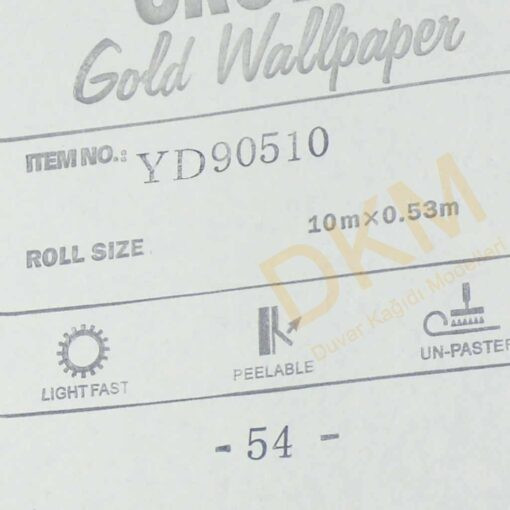Orta damask D17 90510 Gold Duvar Kağıdı 5m² - Görsel 3