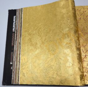 Damarlı parlak D48-1 90660 Gold Duvar Kağıdı 5m²