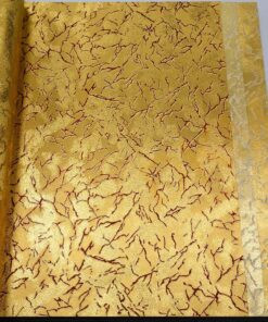 Damarlı parlak D48-2 90661 Gold Duvar Kağıdı 5m²