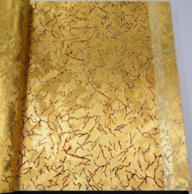 Damarlı parlak D48-2 90661 Gold Duvar Kağıdı 5m²