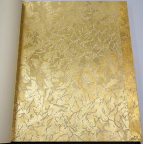 Damarlı parlak D48-3 90666 Gold Duvar Kağıdı 5m²