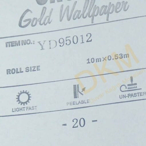 Orta damask D15-1 95012 Gold Duvar Kağıdı 5m² - Görsel 3